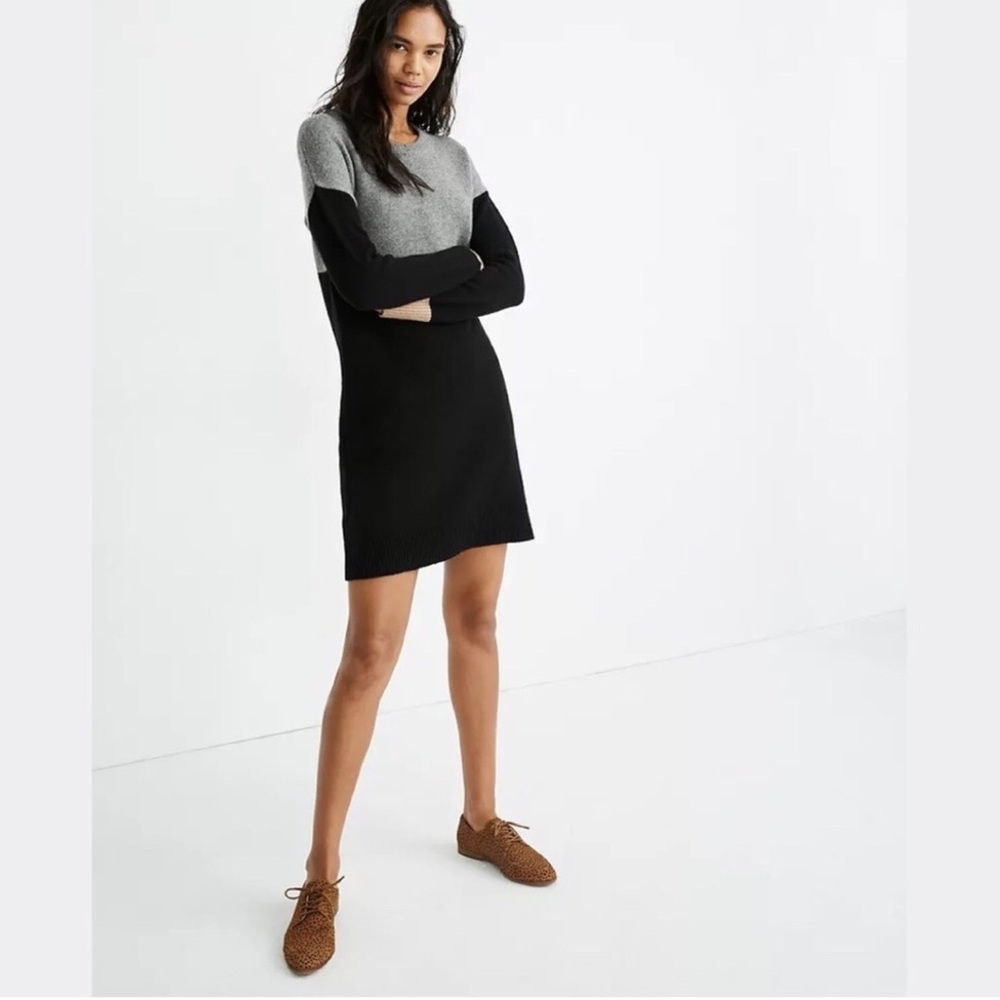 Madewell Merino Wool Sweater Dress, size L